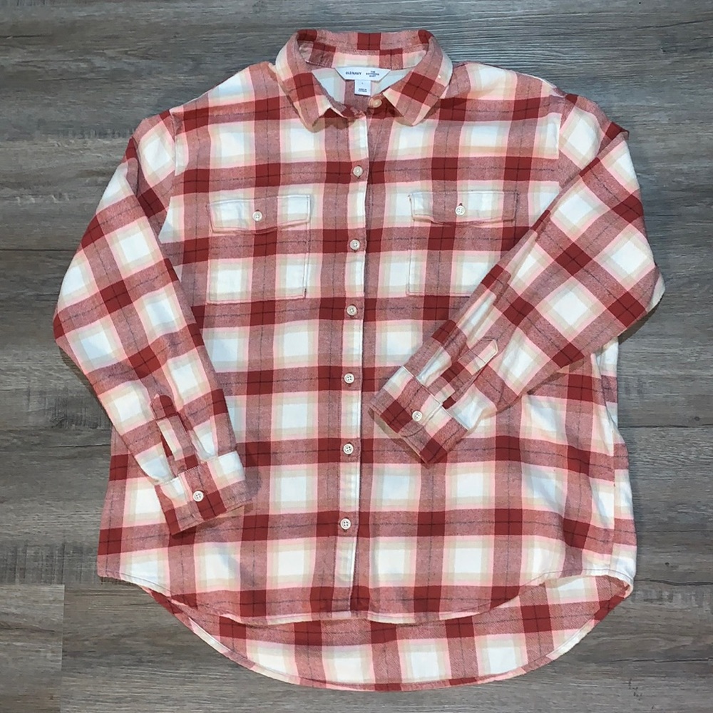 Old Navy The Boyfriend Flannel Shirt